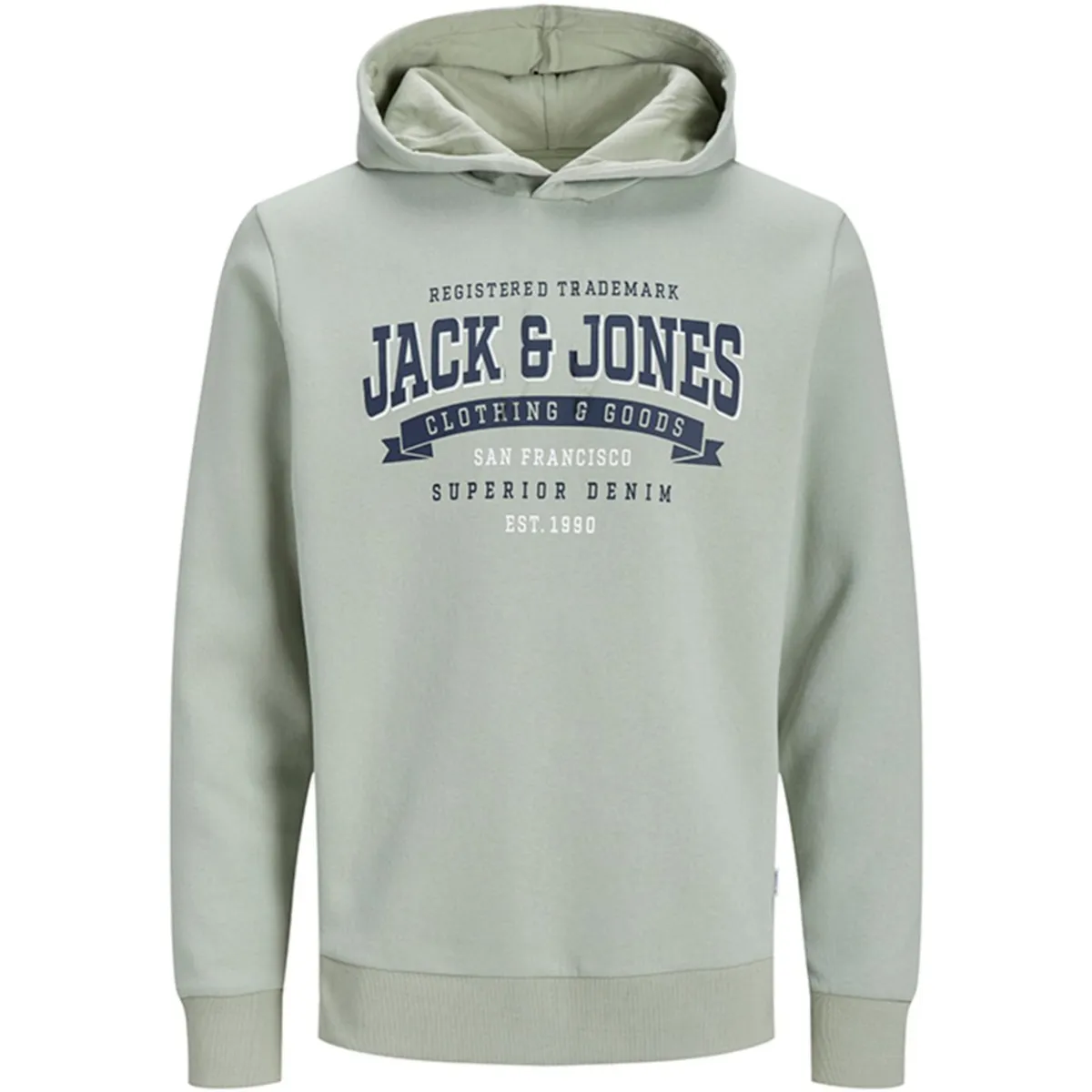 12257309 JJELOGO SWEAT HOOD 2 COL 23/24 SN MNI DESERT SAGE