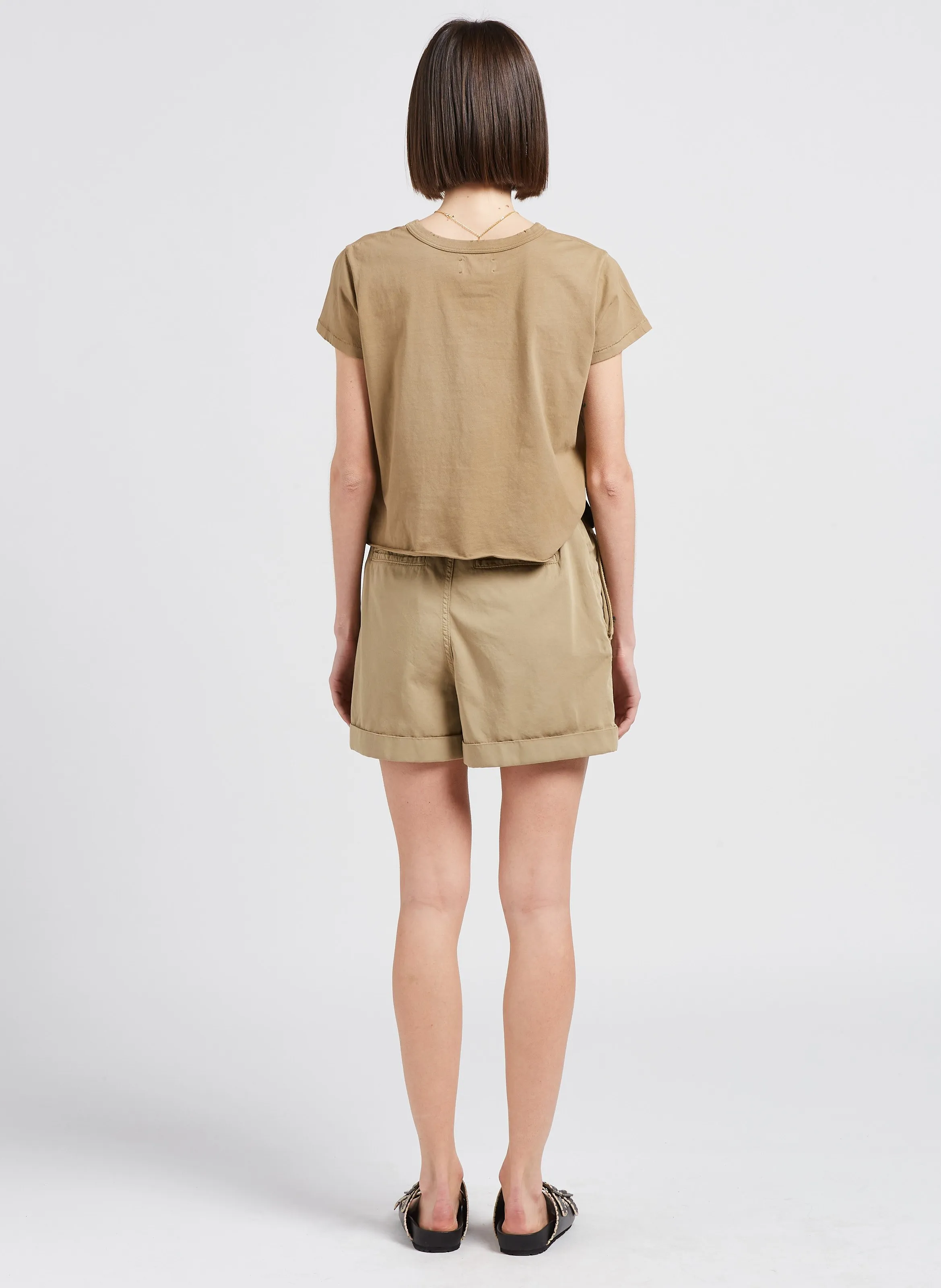 ACQUAVERDE DESERT  SHORT DE ALGODóN EN CAQUI