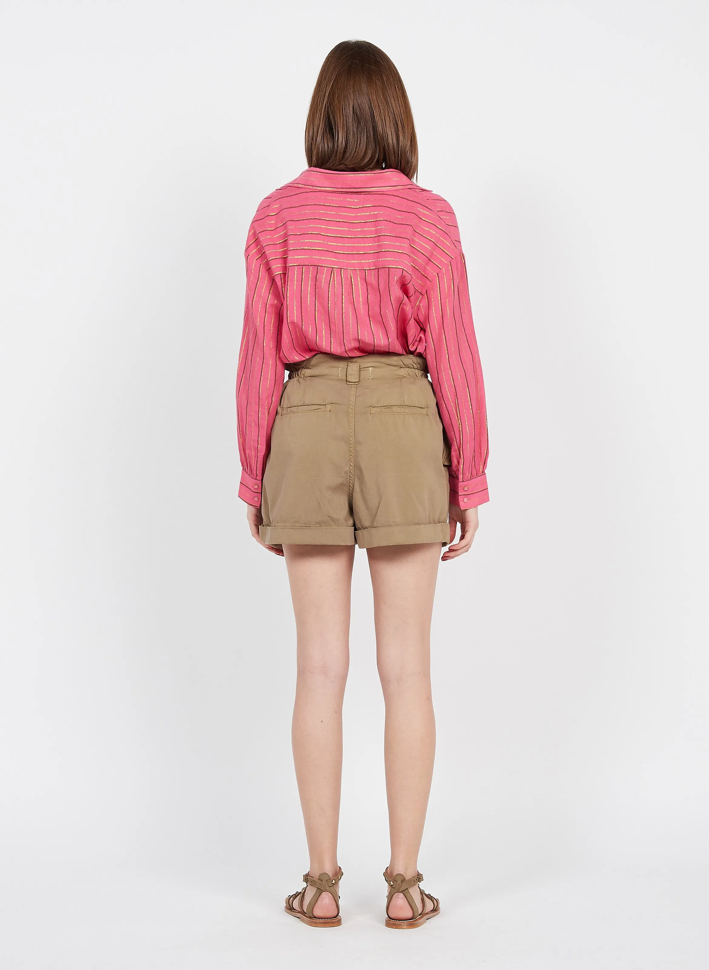 ACQUAVERDE DESERT  SHORT DE ALGODóN EN CAQUI