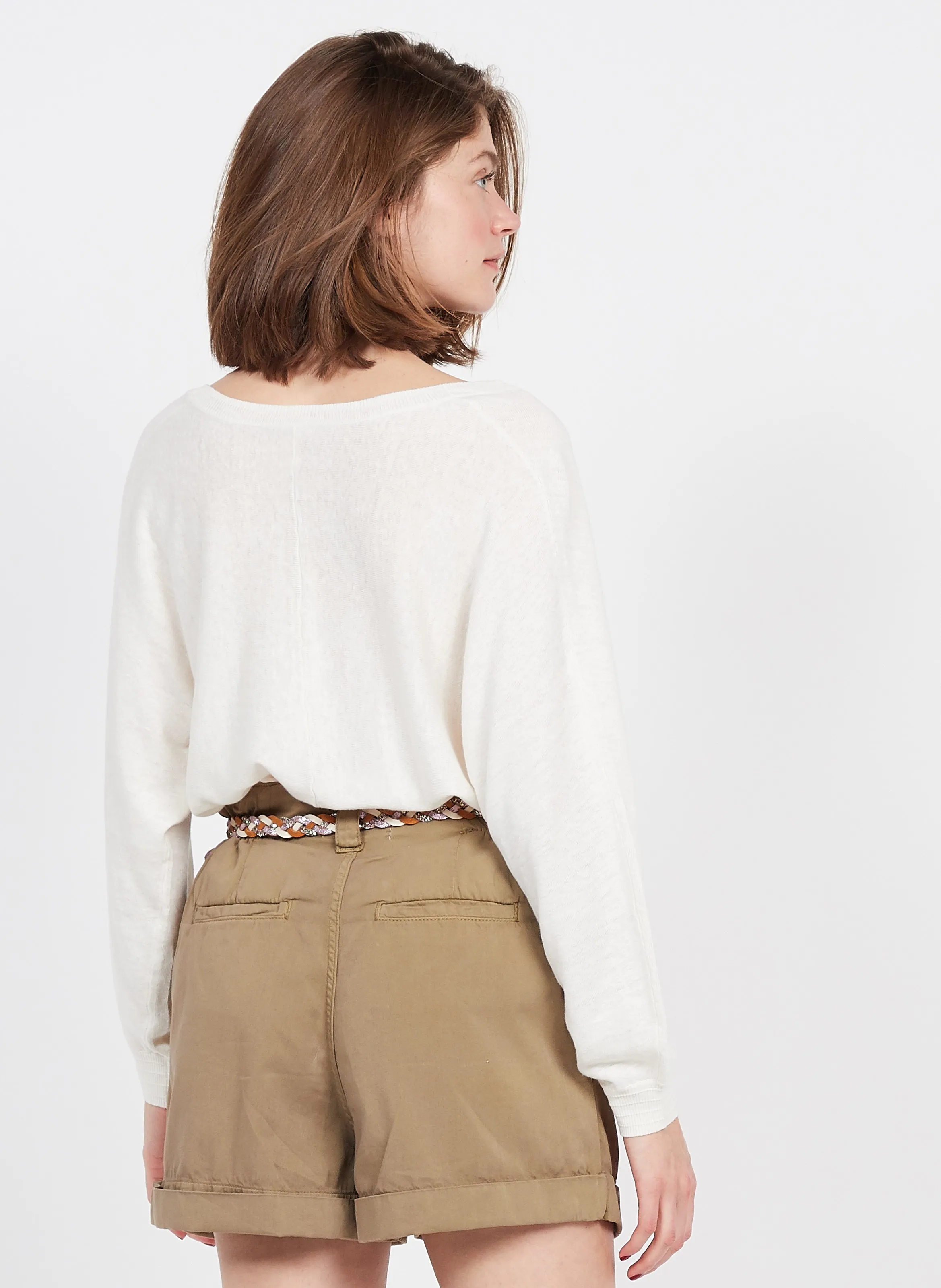 ACQUAVERDE DESERT  SHORT DE ALGODóN EN CAQUI