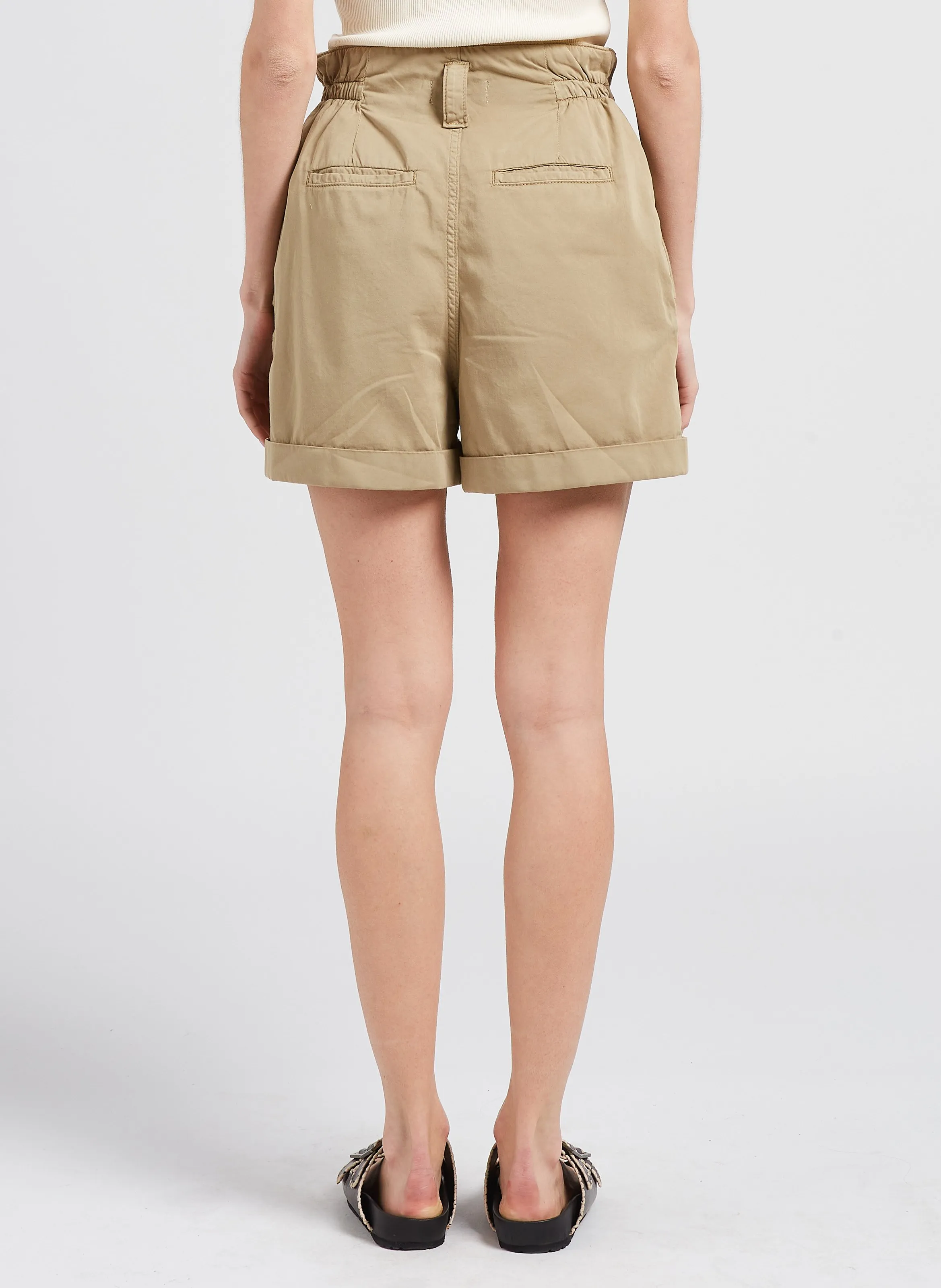 ACQUAVERDE DESERT  SHORT DE ALGODóN EN CAQUI