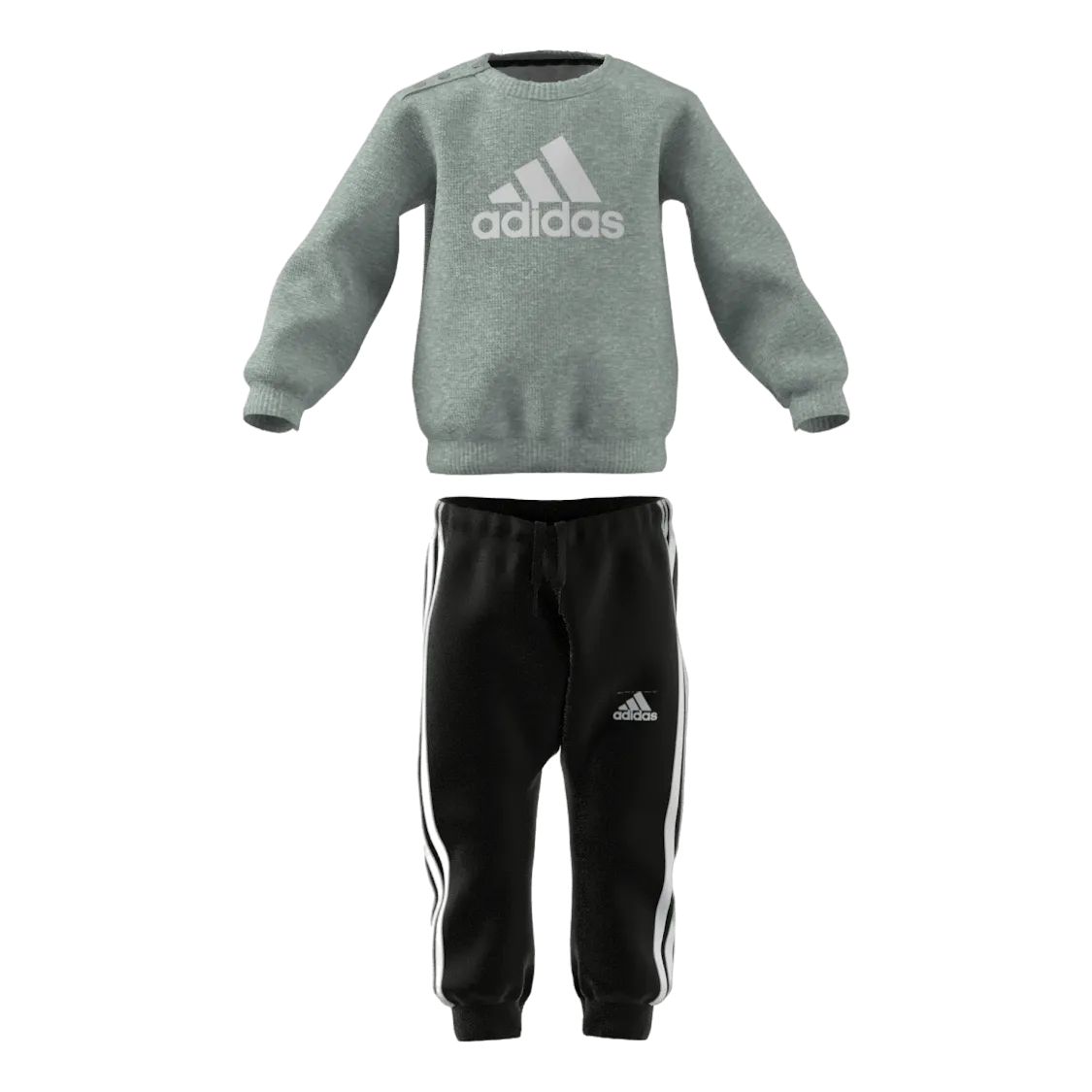 Adidas Badge Of Sport Jogger Set Medium Grey Heather