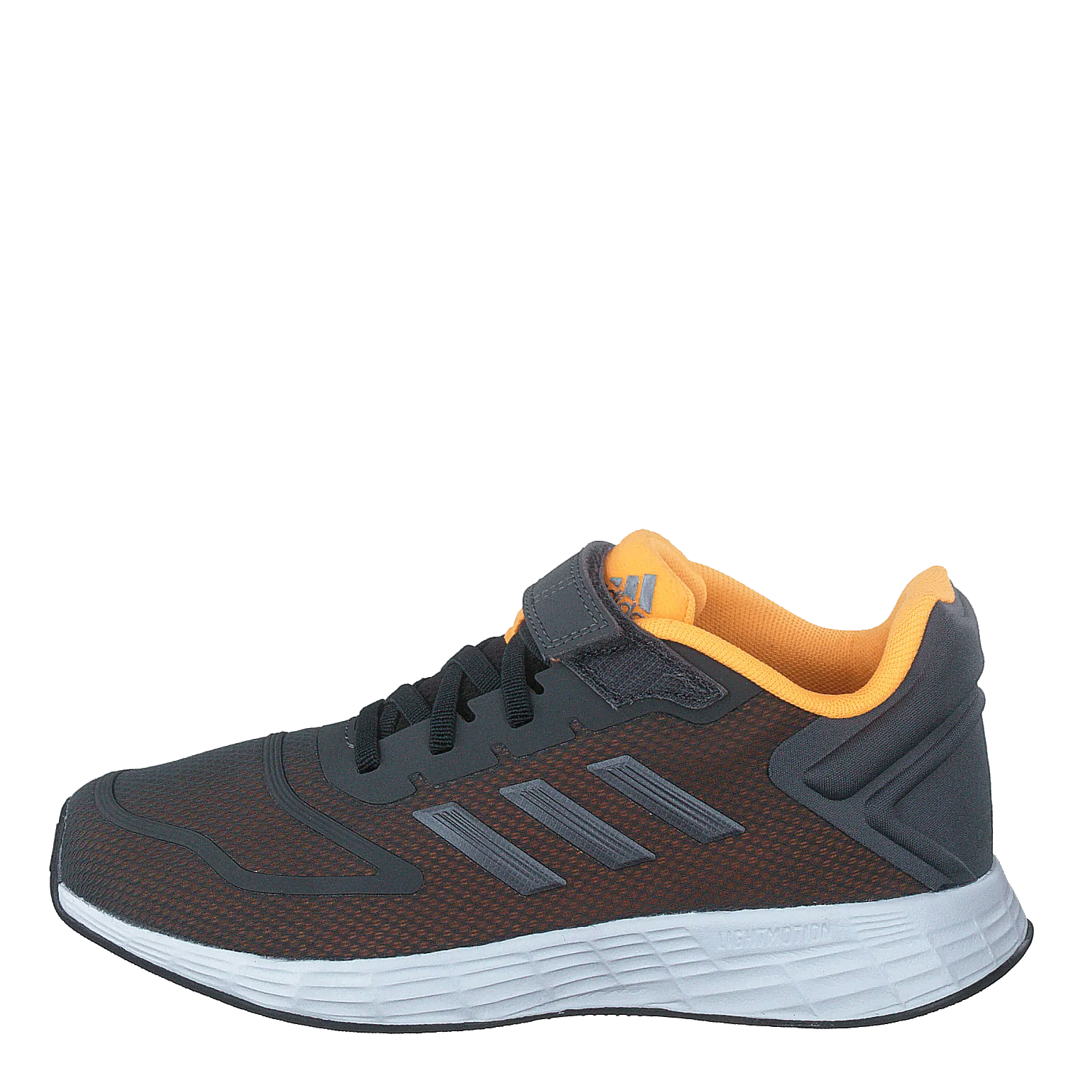 Adidas Duramo 10 Shoes Grey Four / Iron Metallic / Flash Orange