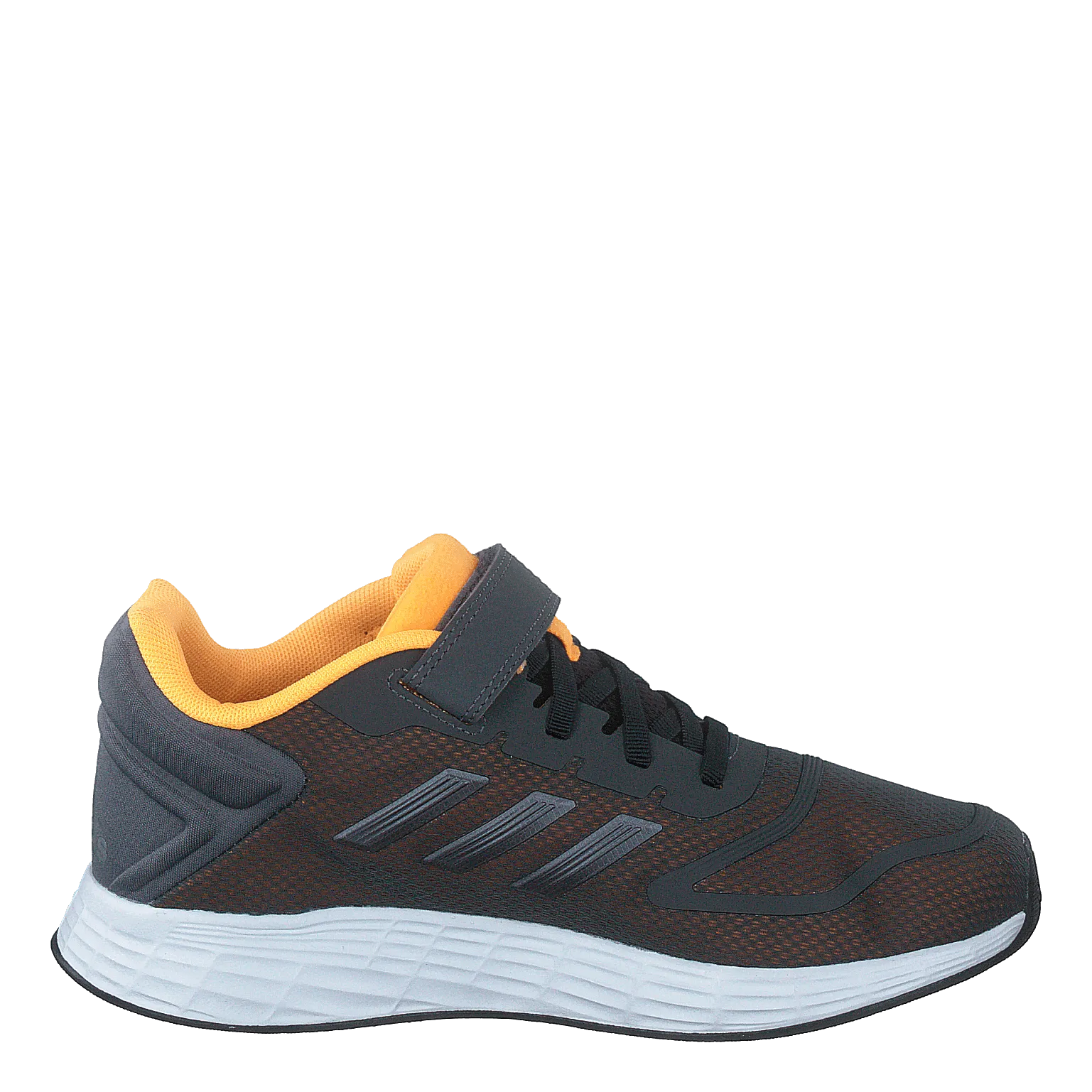 Adidas Duramo 10 Shoes Grey Four / Iron Metallic / Flash Orange