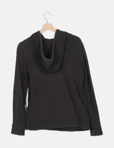 Adidas Sudadera negra dibujo