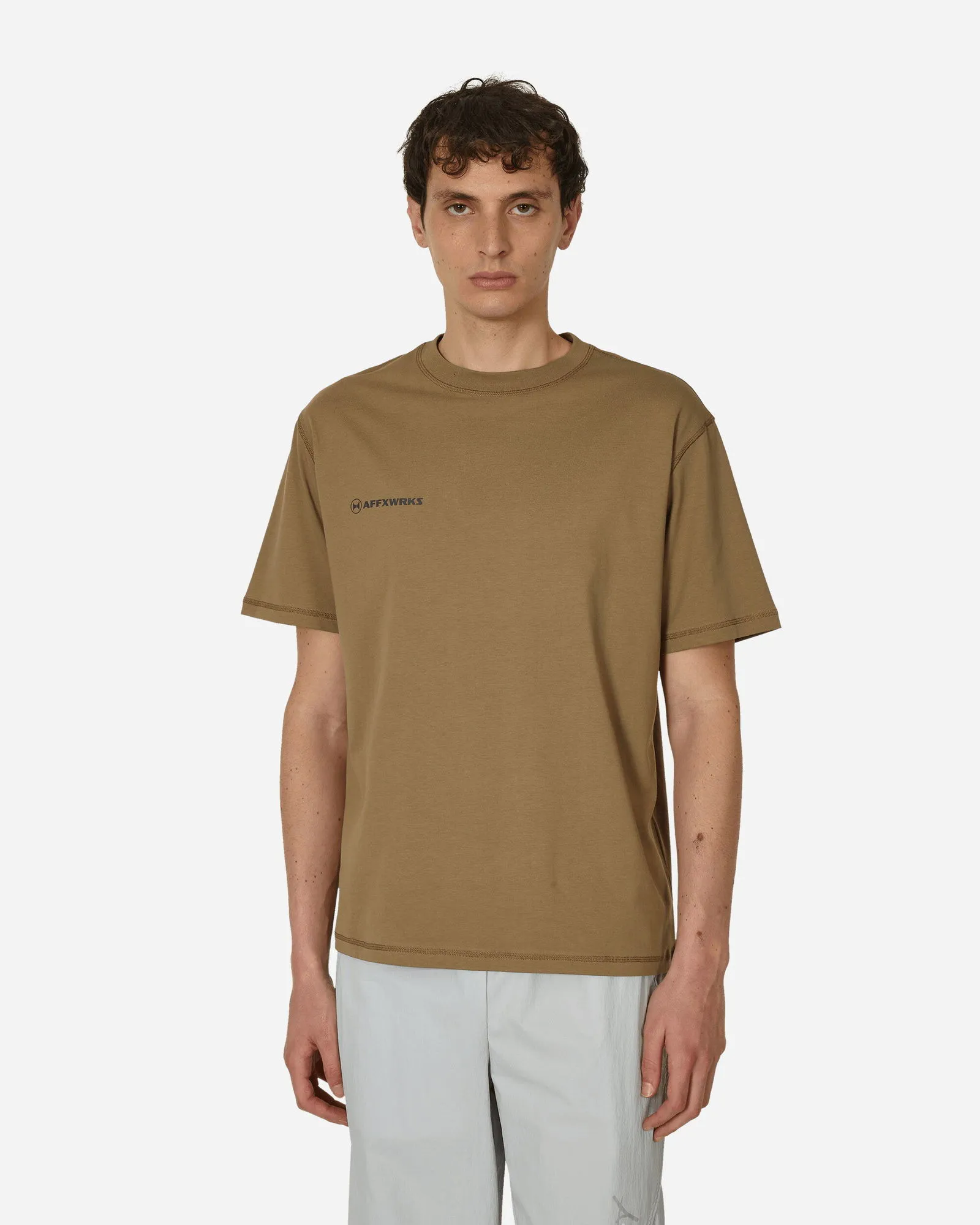 AFFXWRKS LOGO TSHIRT DESERT GREEN