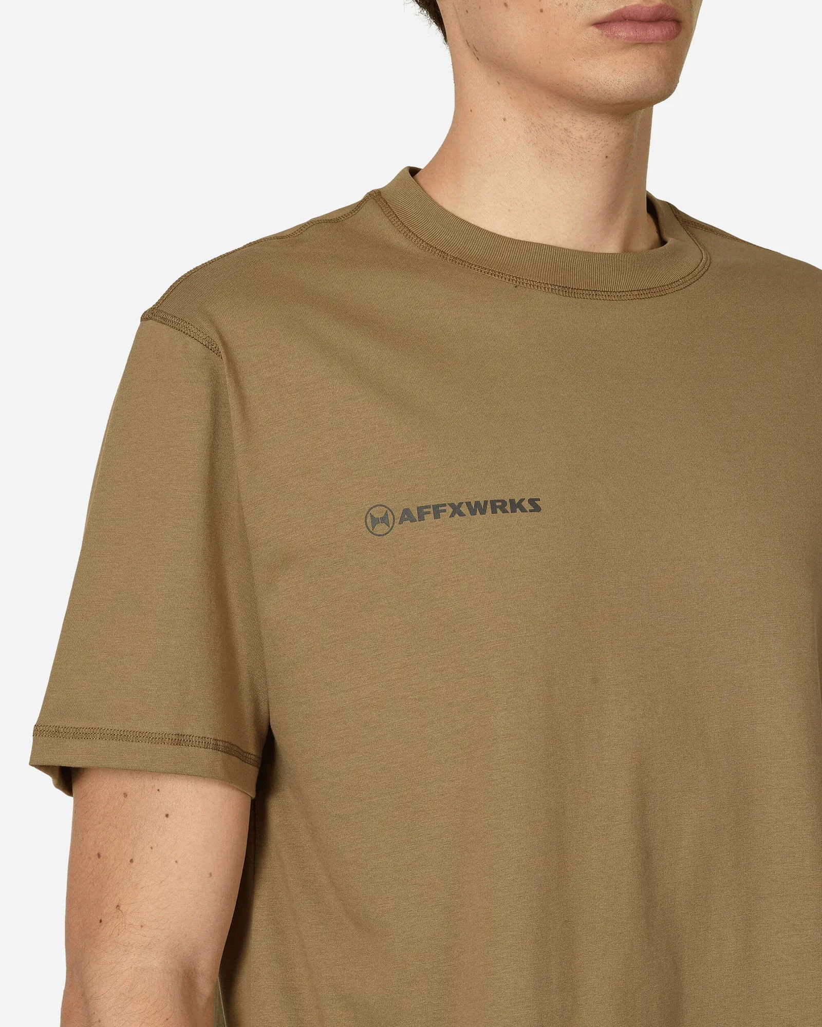 AFFXWRKS LOGO TSHIRT DESERT GREEN
