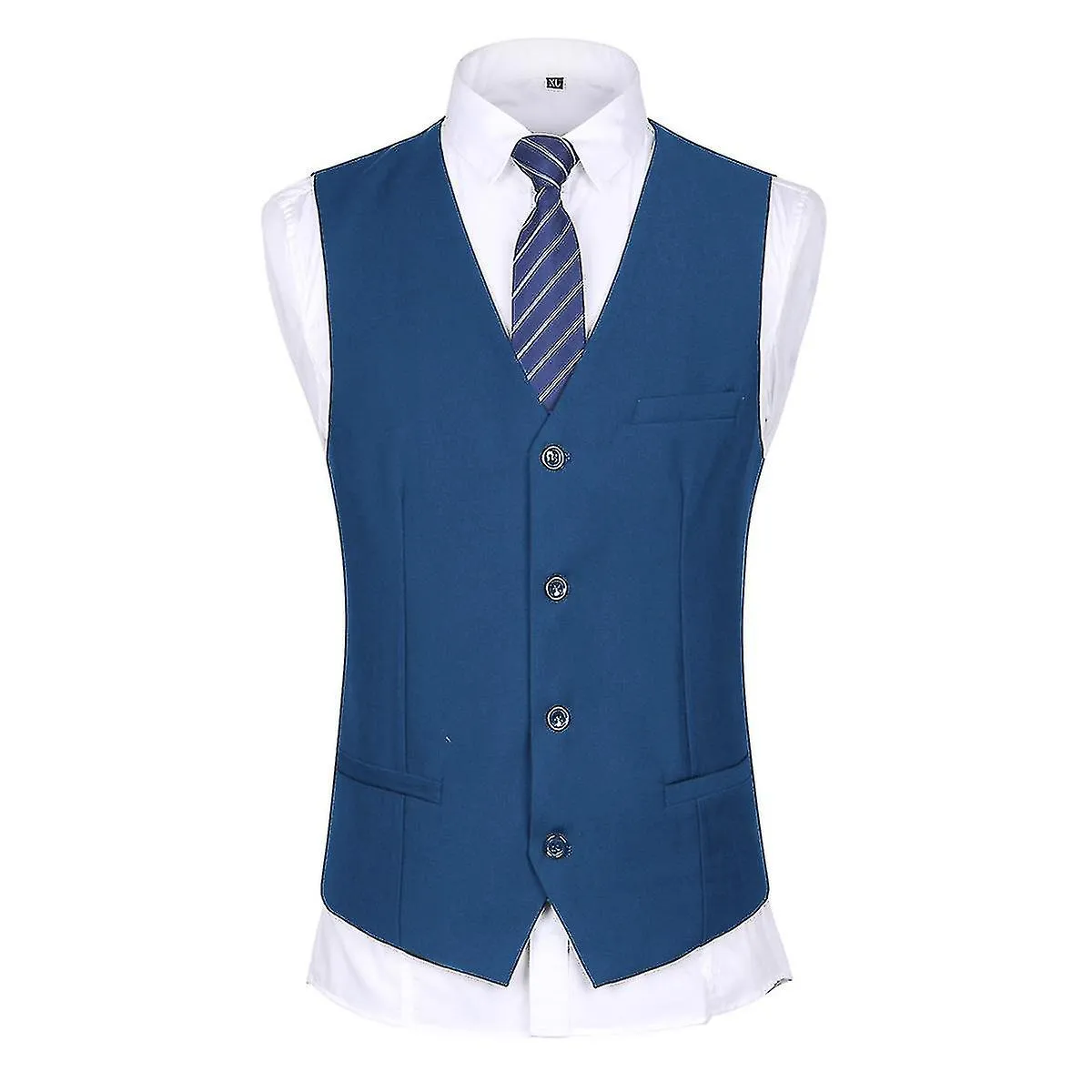 Allthemen Traje para hombres para la cena de la fiesta de bodas Traje de negocios de 3 piezas Blazer Vest Pantalones 9 colores