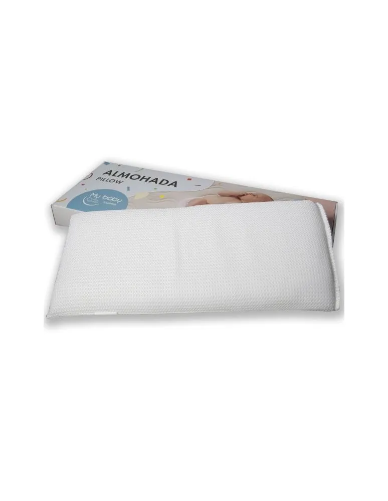 ALMOHADA FIBRA ANTIACAROS MALLA MY BABY 