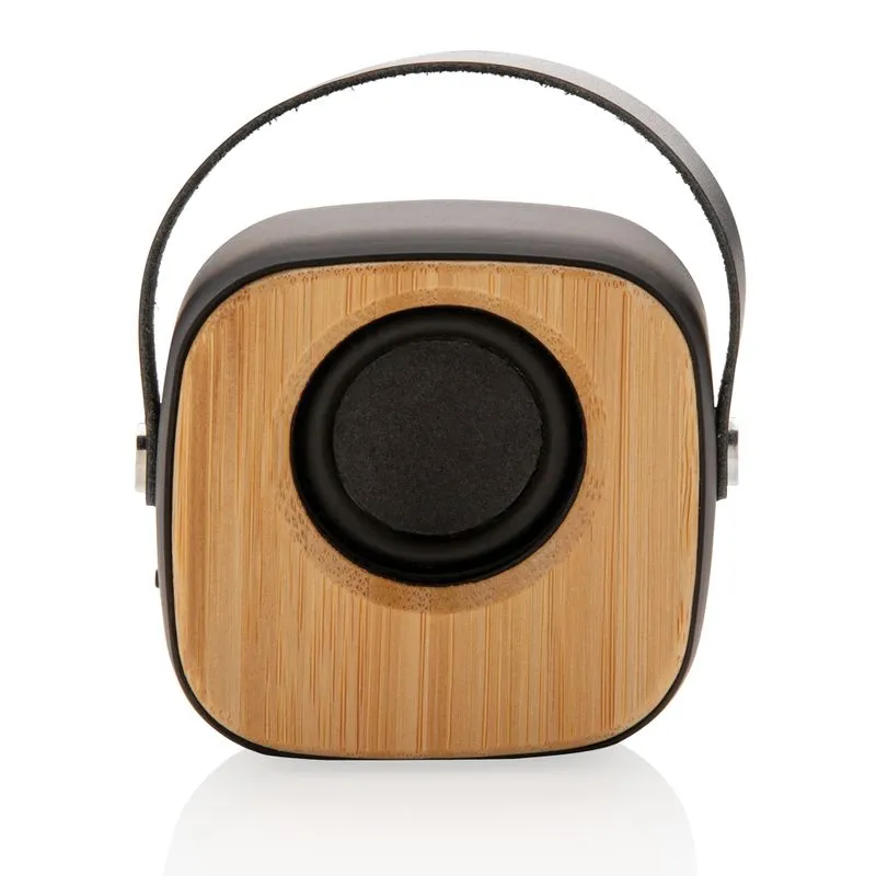 Altavoz inalámbrico corporativo correa de PU 3W