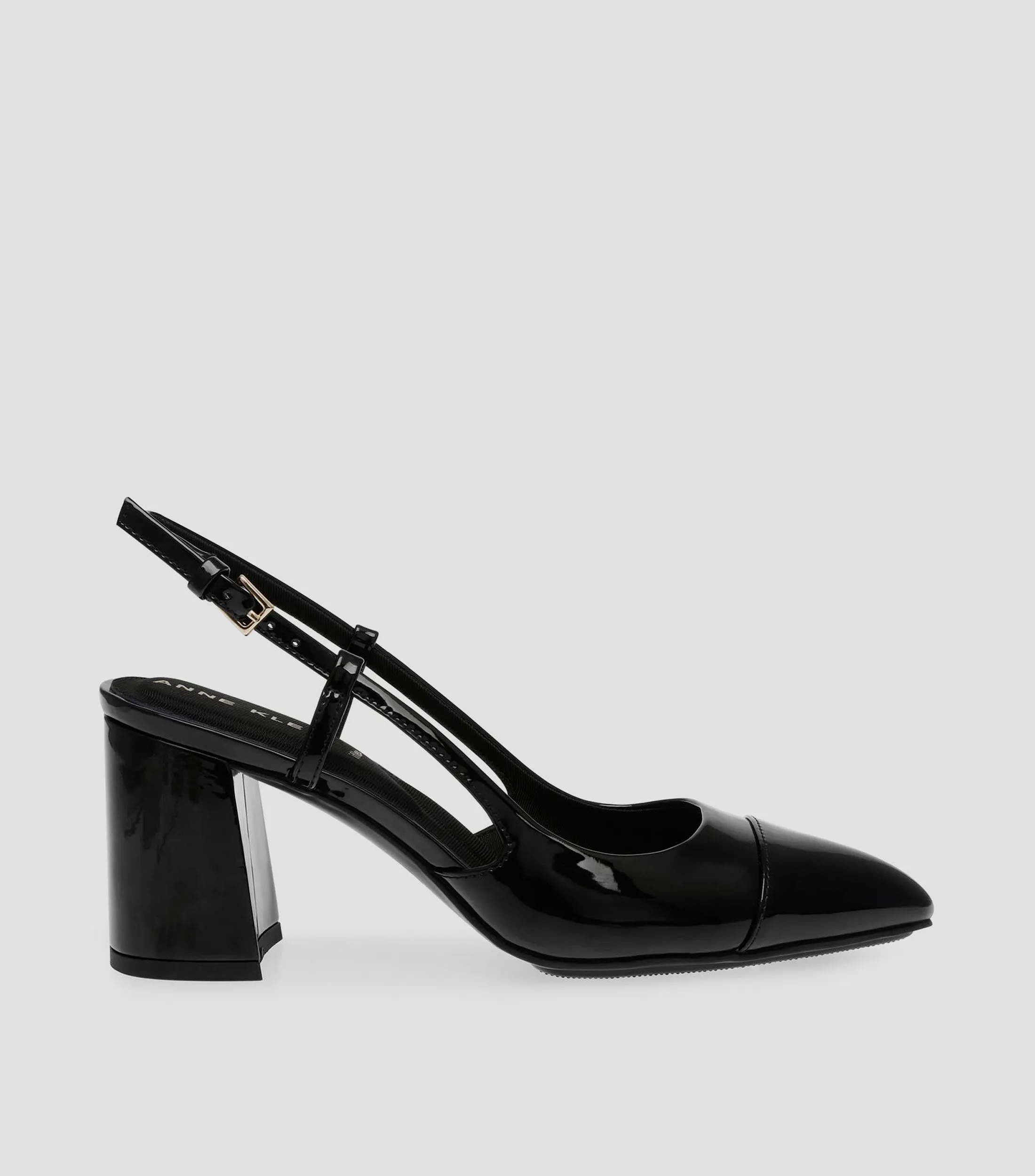 Anne Klein Zapatillas Slingback de tacón bajo ancho Mujer