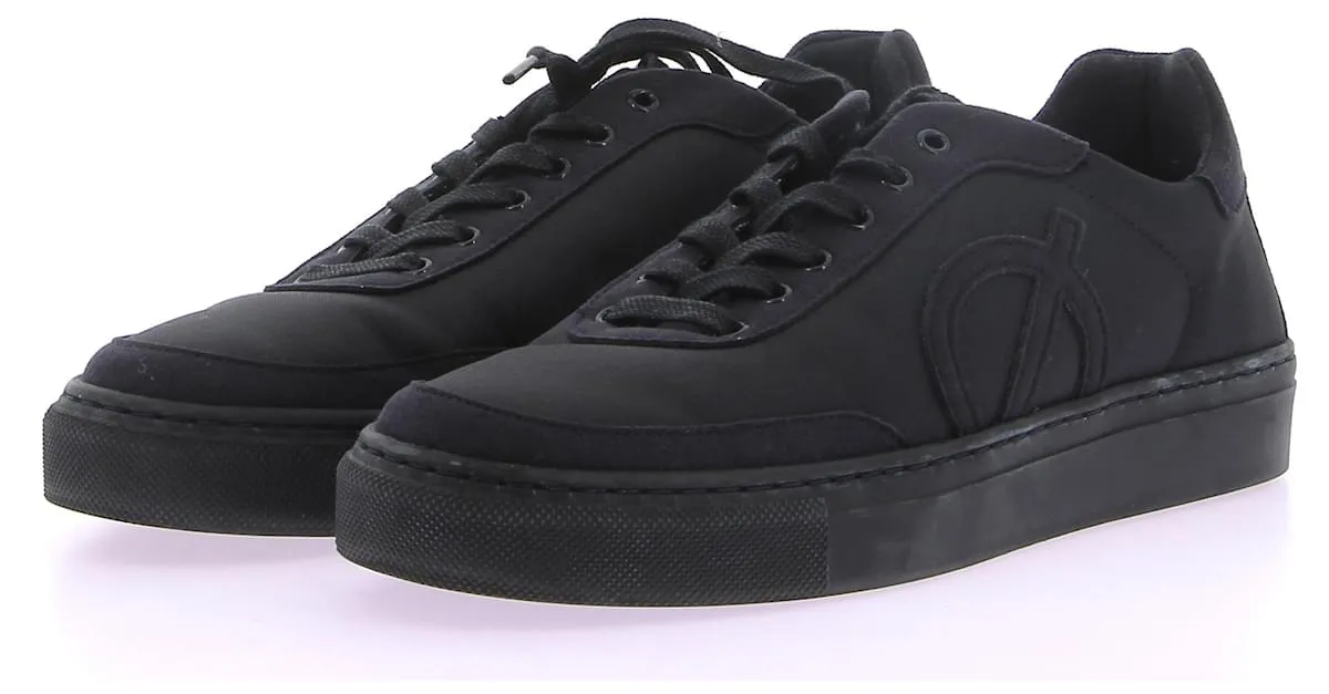 Autre Marque NO FIRMA / Zapatillas sin firmar T.UE 38 Cuero Azul marino 