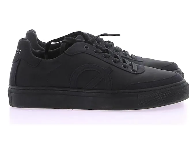 Autre Marque NO FIRMA / Zapatillas sin firmar T.UE 38 Cuero Azul marino 