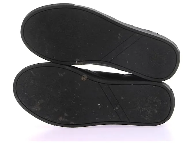 Autre Marque NO FIRMA / Zapatillas sin firmar T.UE 38 Cuero Azul marino 