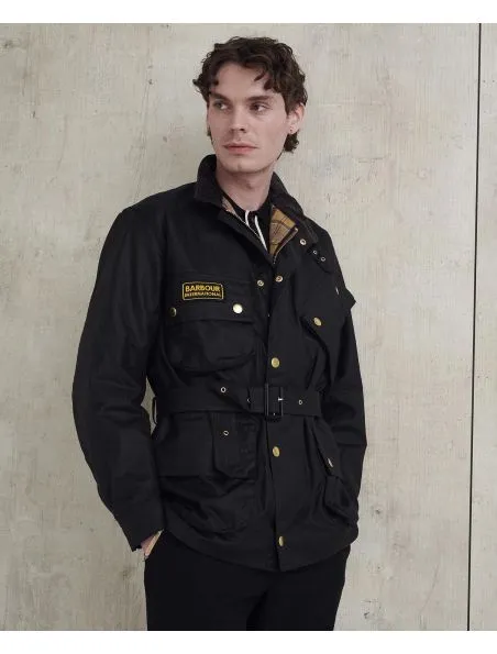 BARBOUR Chaqueta International Original Wax Hombre Black