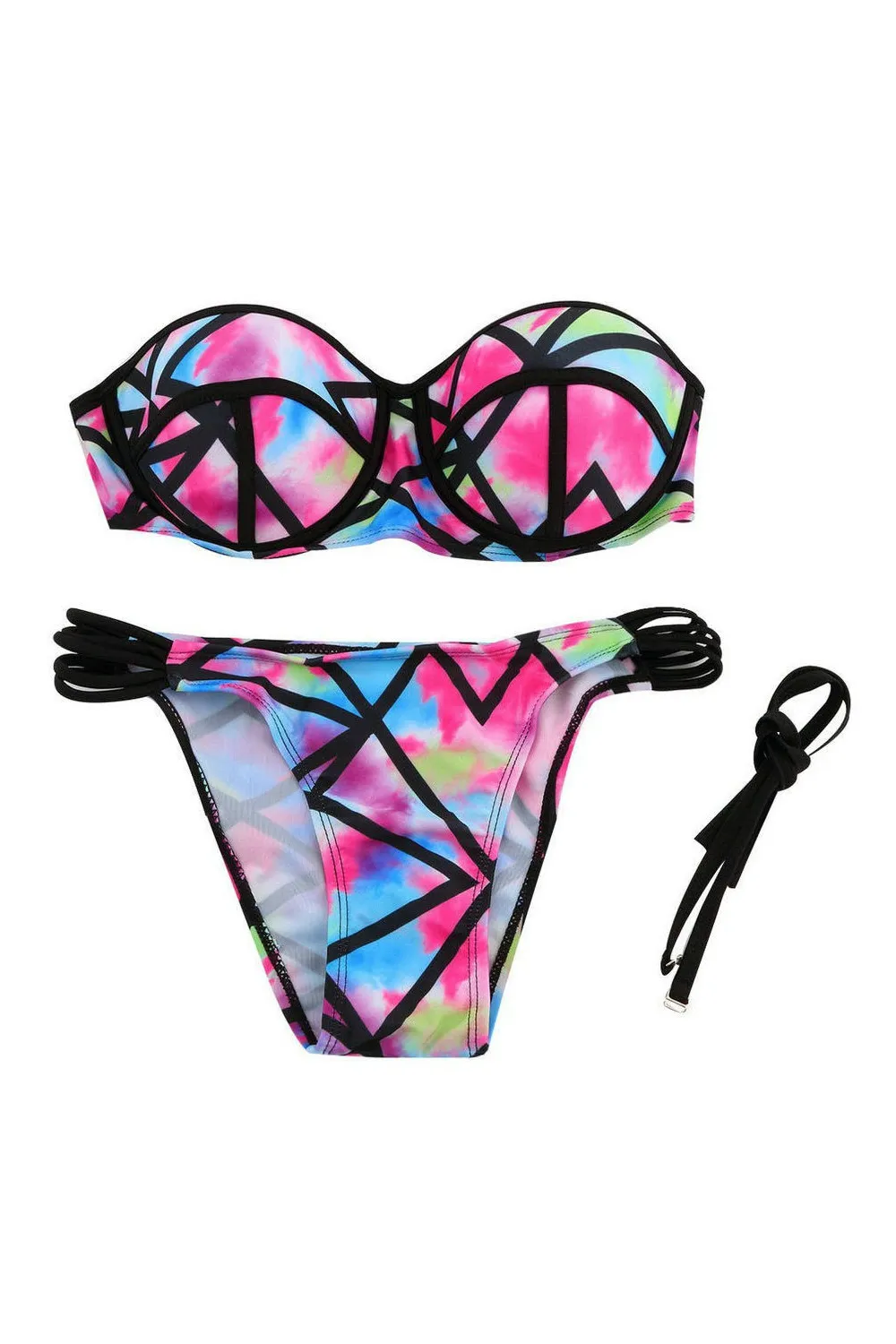 Bañador de 2 piezas con estampado