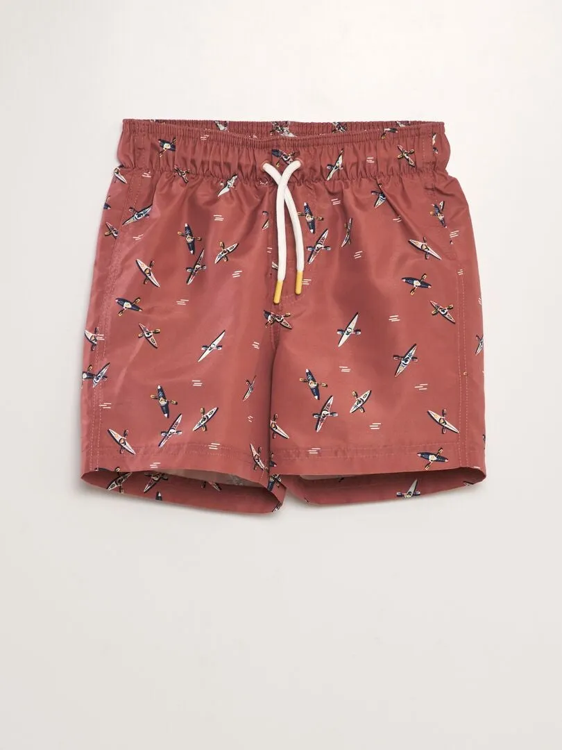 BAñADOR ESTAMPADO  ROJO