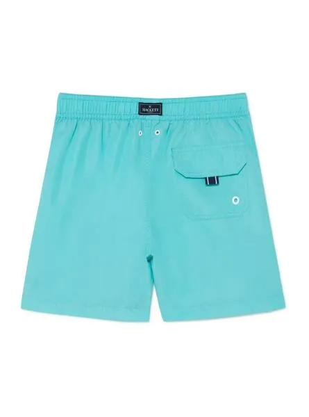 bañador hackett logo volley turquesa para niño