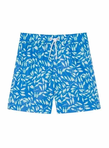 bañador hackett peces azul para niño