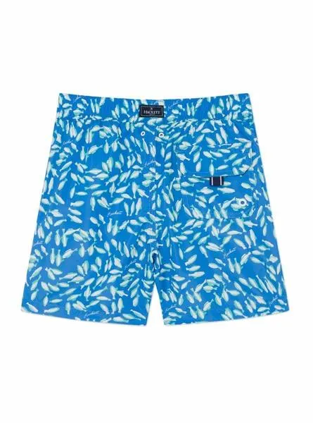 bañador hackett peces azul para niño