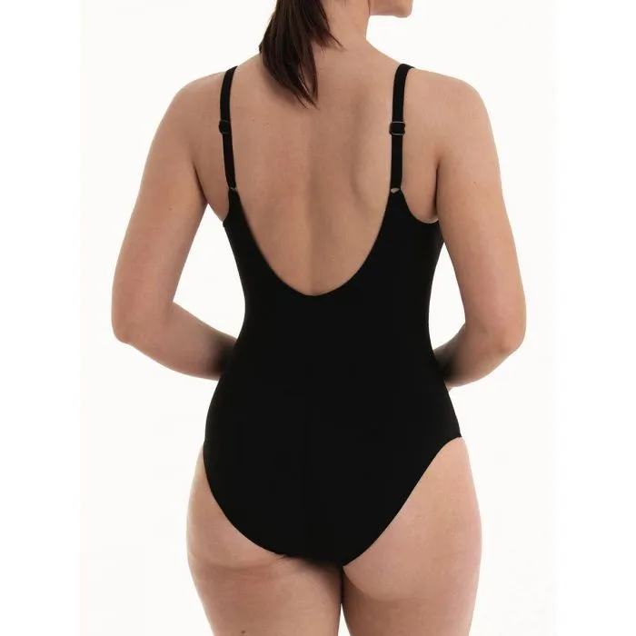 Bañador reductor Anita Black Tourmaline Tarja con foam7466 Negro
