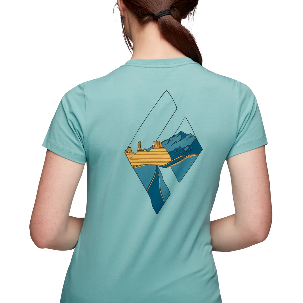 BD DESERT TO MOUNTAIN TEE  WOMEN'S COASTAL BLUE