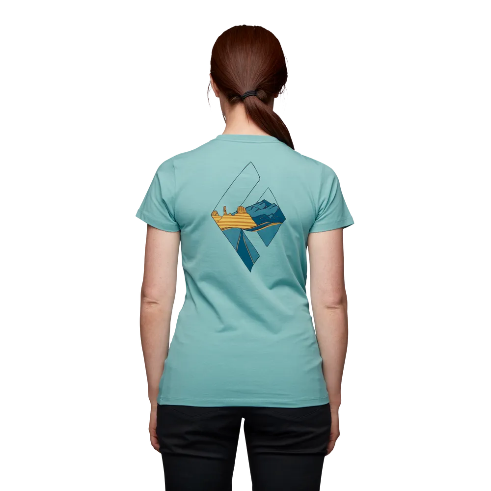 BD DESERT TO MOUNTAIN TEE  WOMEN'S COASTAL BLUE