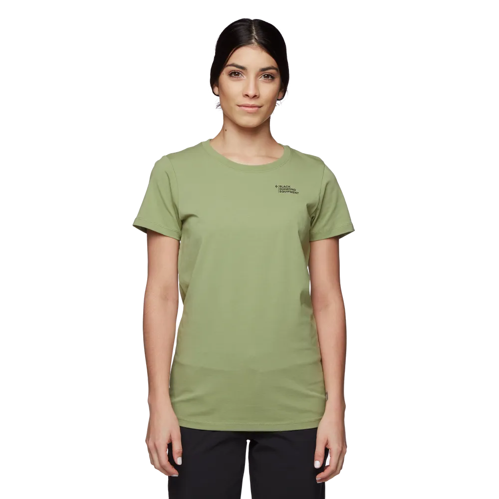 BD DESERT TO MOUNTAIN TEE  WOMEN'S GREEN TEA