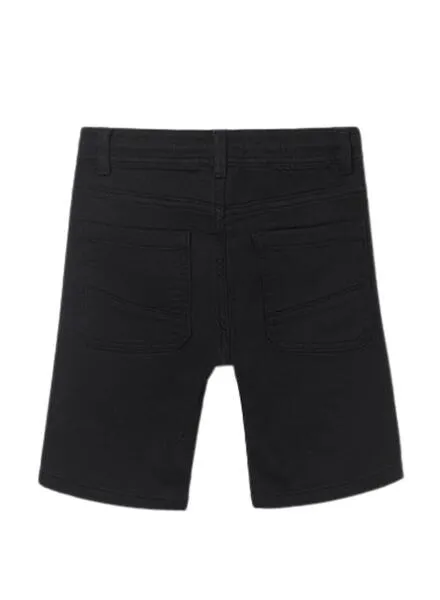 Bermuda Mayoral Soft Negro para Niño