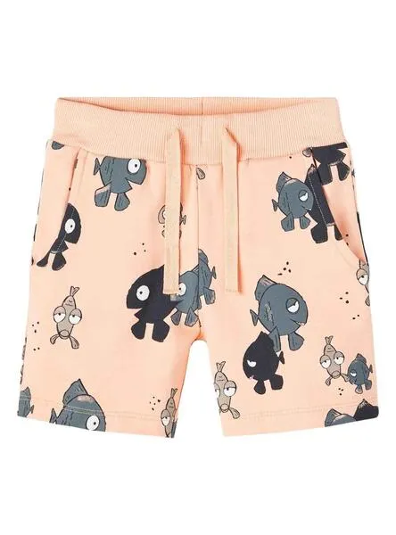 Bermudas Name It Frilo Coral para Niño