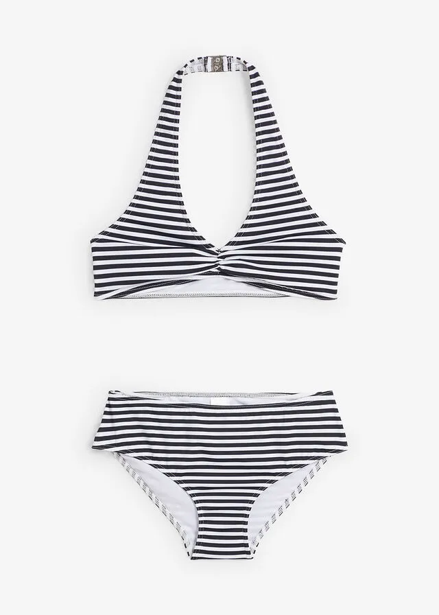 BIKINI (2 PIEZAS) NEGROBLANCO, RAYAS VERTICALES