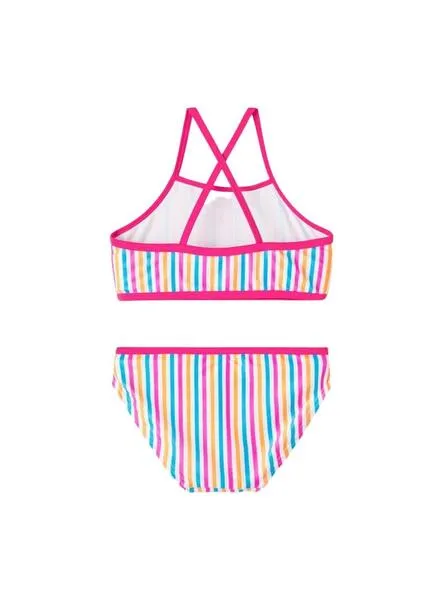 Bikini Name It Bright Rayas para Niña