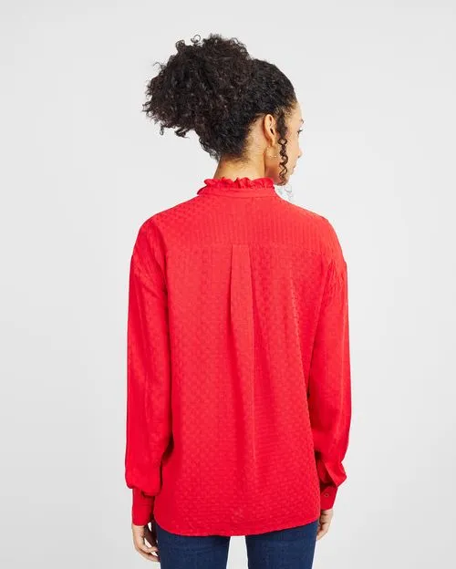 Blusa Mujer Glory Rojo Dark Poly