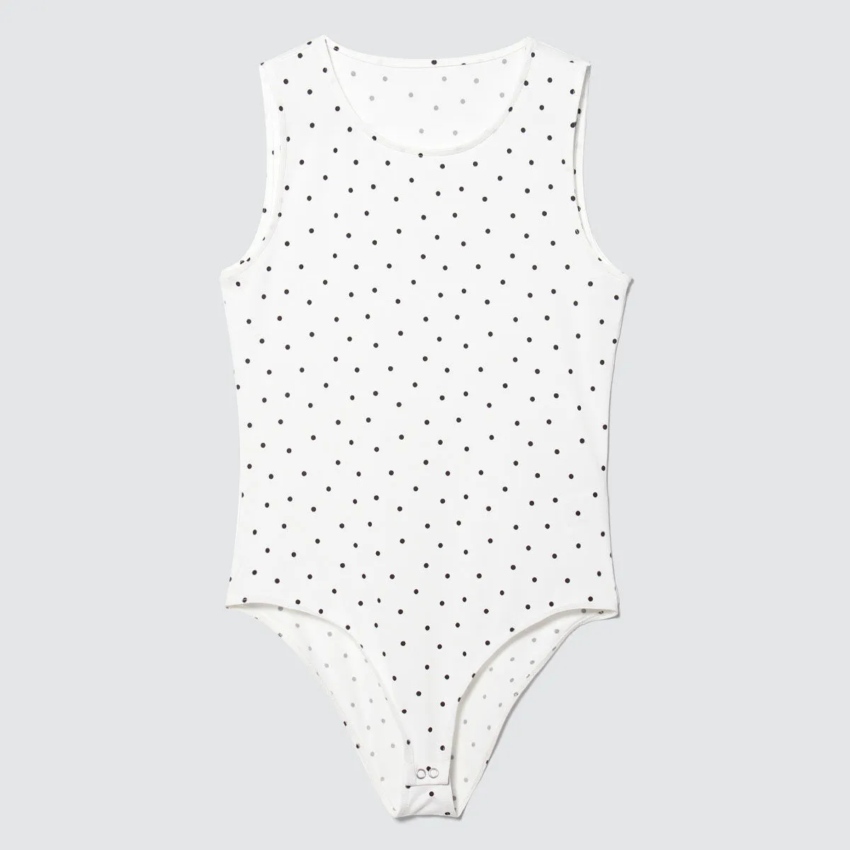 Body Estampado Con Escote Redondo