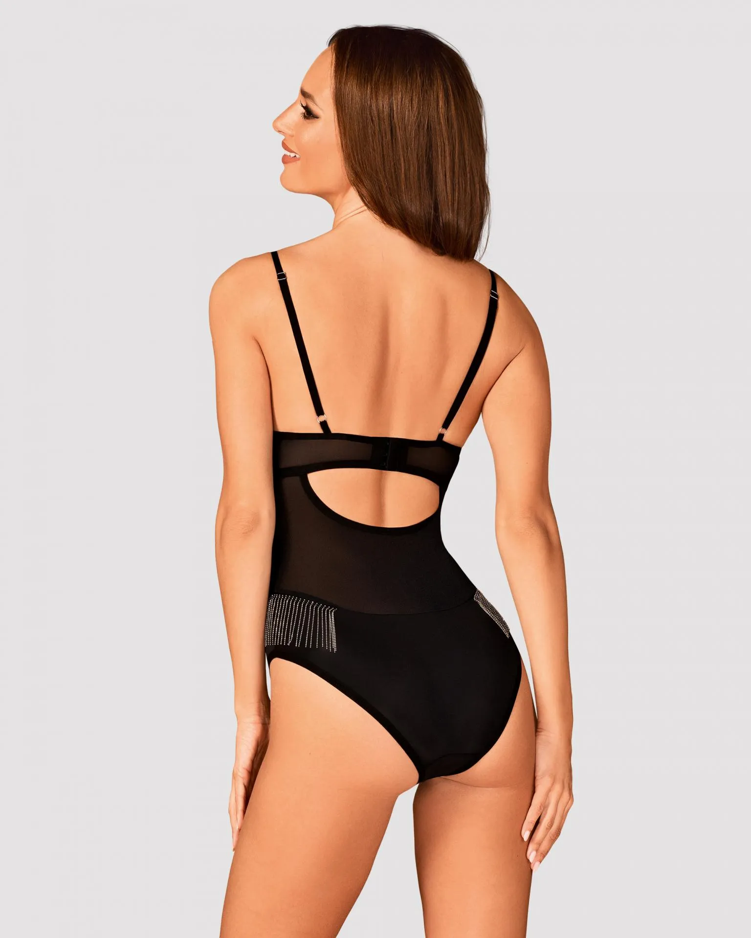 Body lleno de atractivo sexual negro