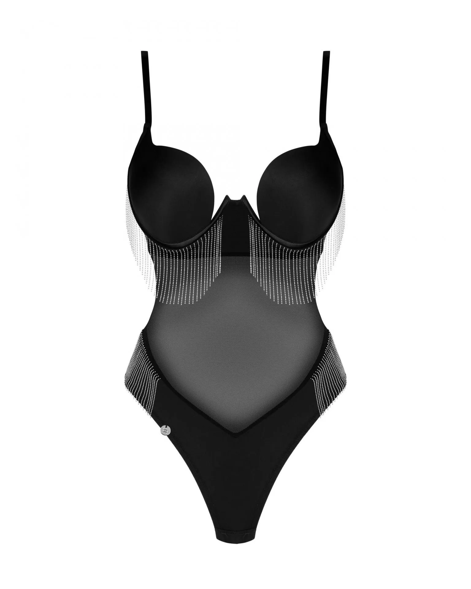 Body lleno de atractivo sexual negro