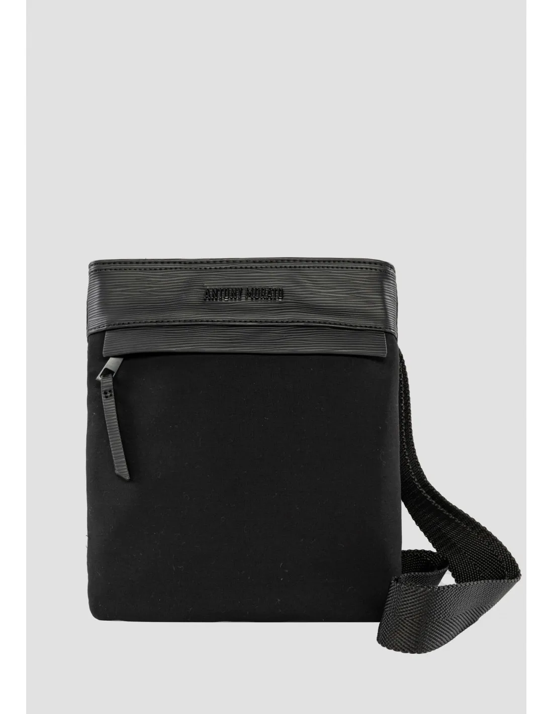 Bolso bandolera de popelina y tejido efecto palma de Antony Morato