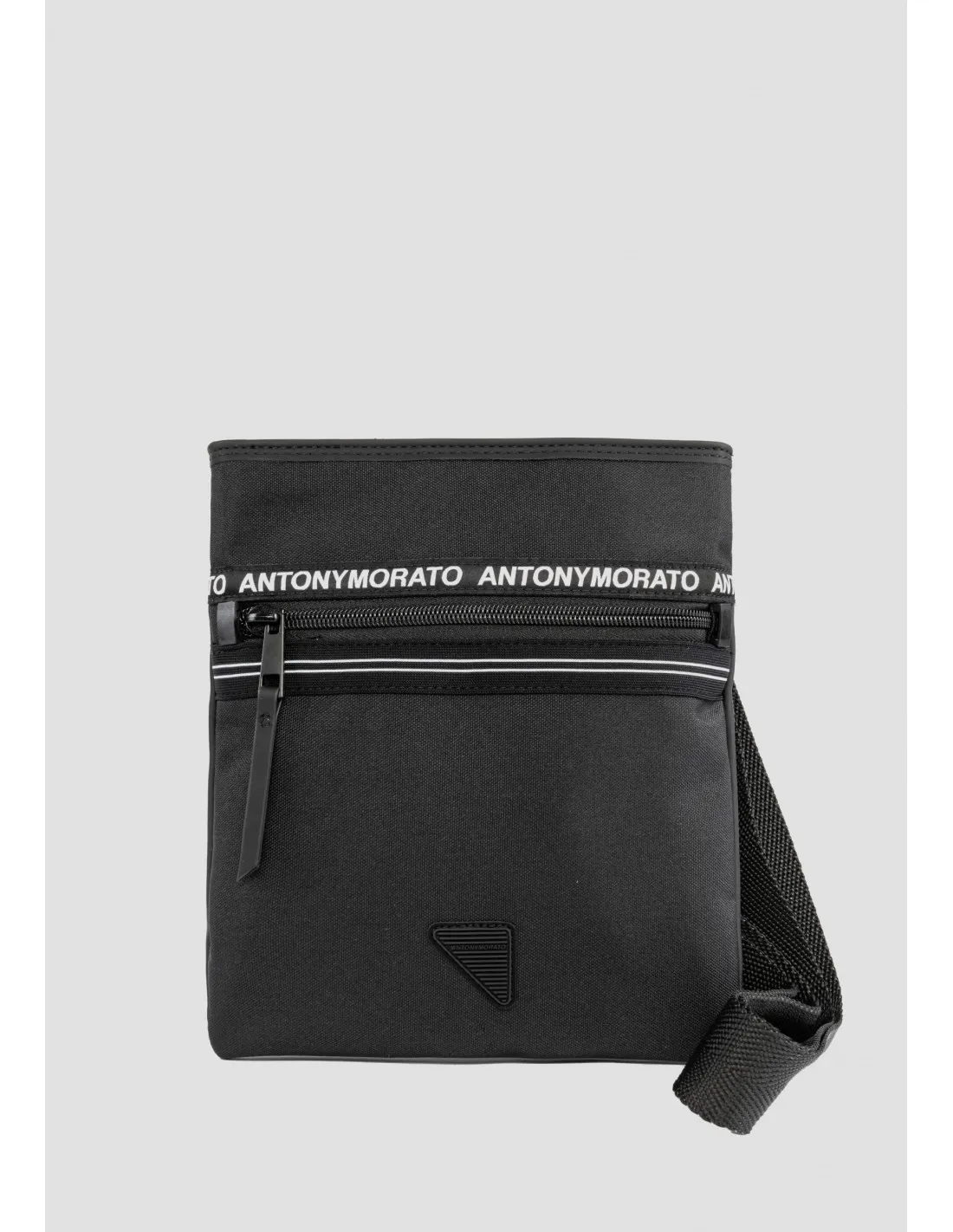 Bolso bandolera en nailon con logo en contraste de Antony Morato