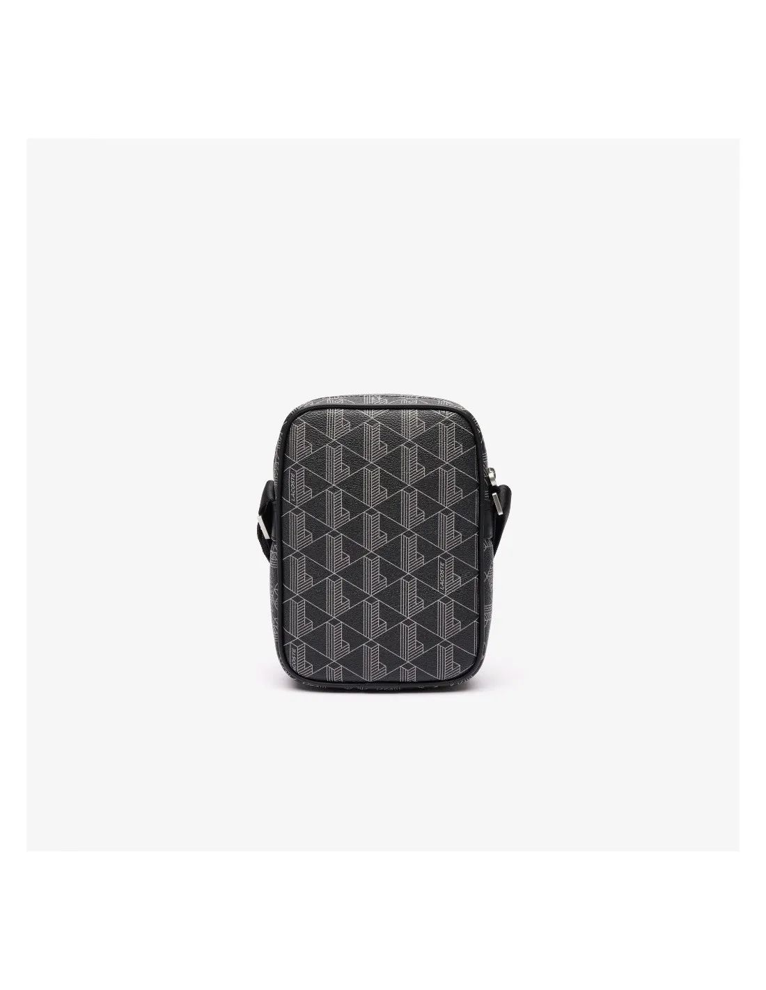 Bolso de hombro vertical The Blend con monograma estampado de Lacoste