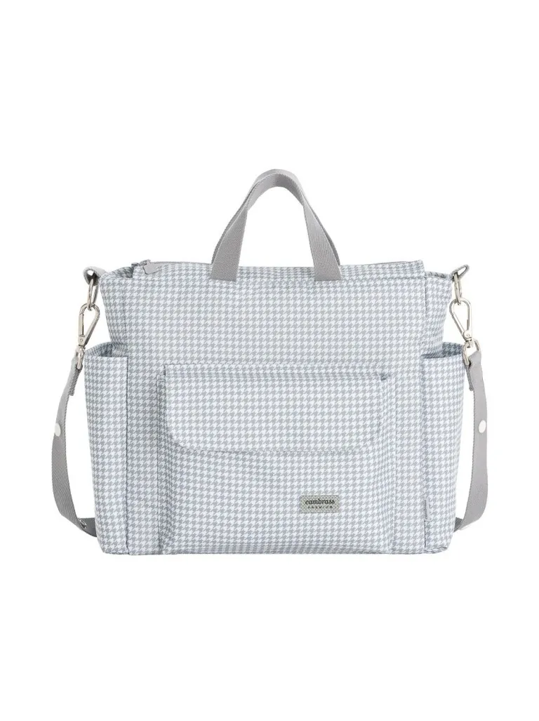 BOLSO MATERNAL PACK WINDSORD GRIS 16x43x37 CM