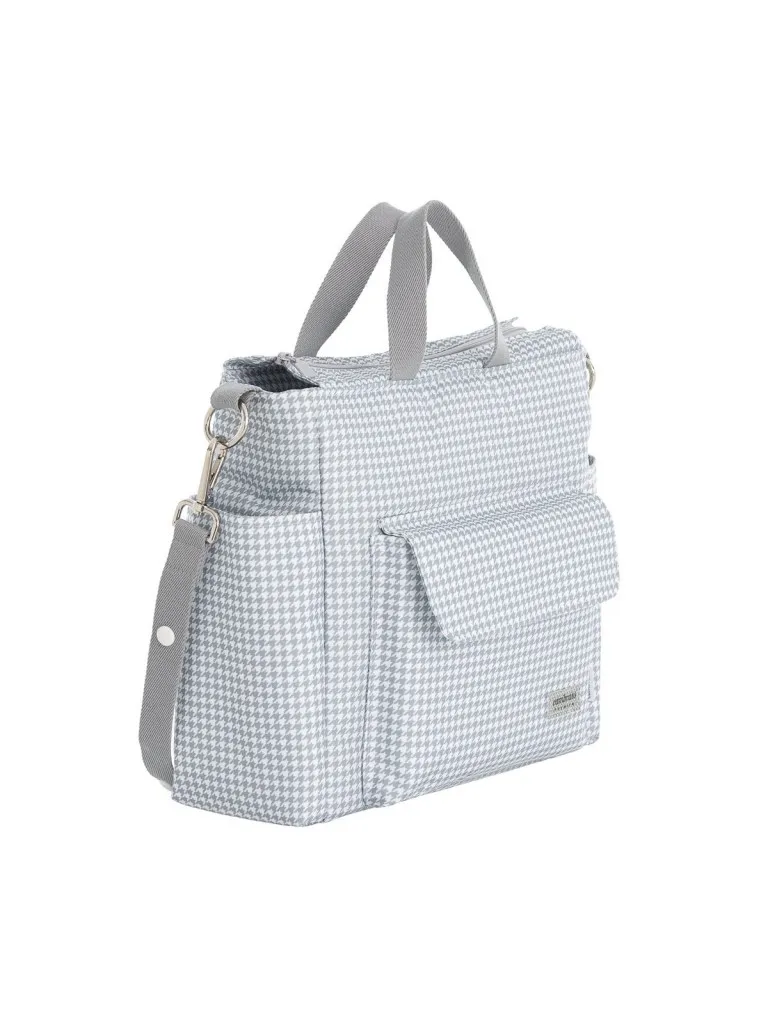 BOLSO MATERNAL PACK WINDSORD GRIS 16x43x37 CM