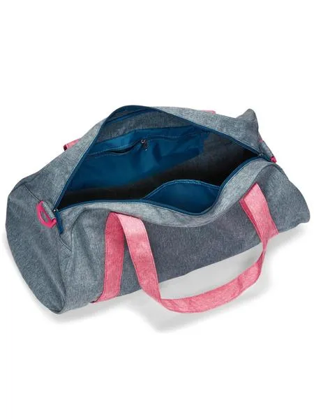 bolso nike gris/rosa mujer