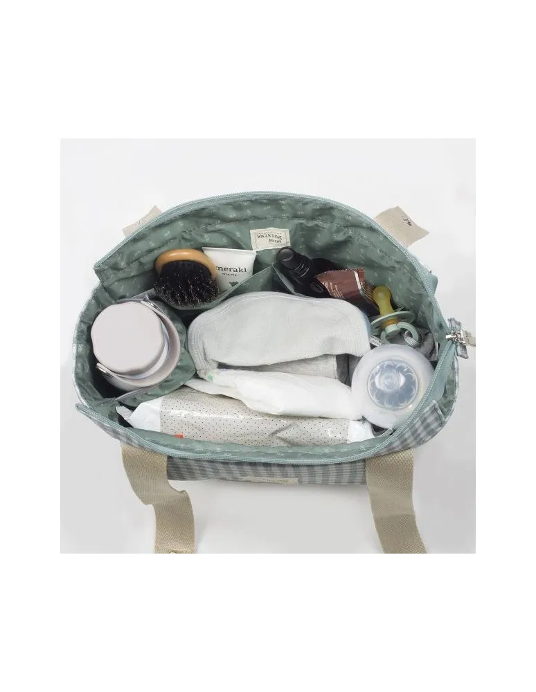BOLSO ORGANIZADOR I LOVE VICHY VERDE WALKING MUM