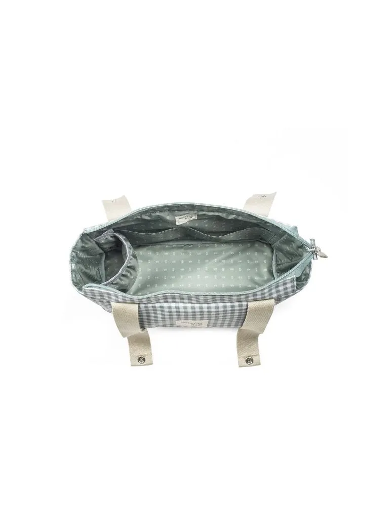 BOLSO ORGANIZADOR I LOVE VICHY VERDE WALKING MUM