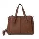 Bolso Xti 086636 con asas y tira regulable en marrón