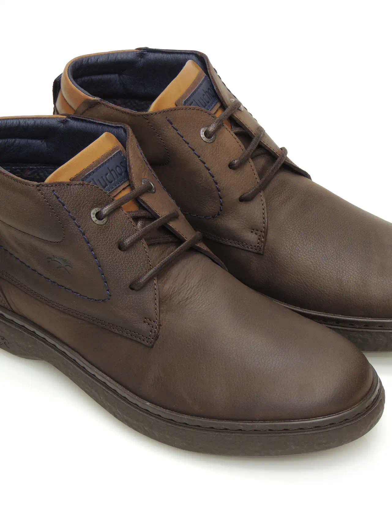 BOTINES DESERT FLUCHOS F1878 PIEL MARRON