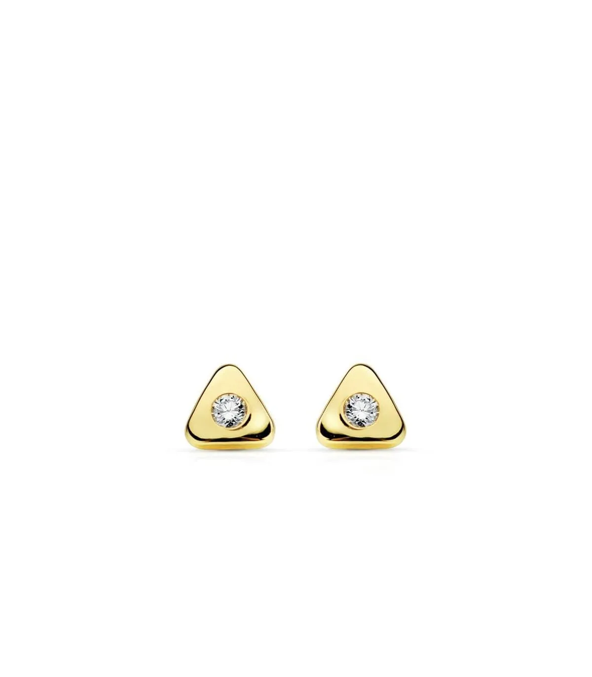 Boucles d'oreilles or jaune Carolina 18 Carats