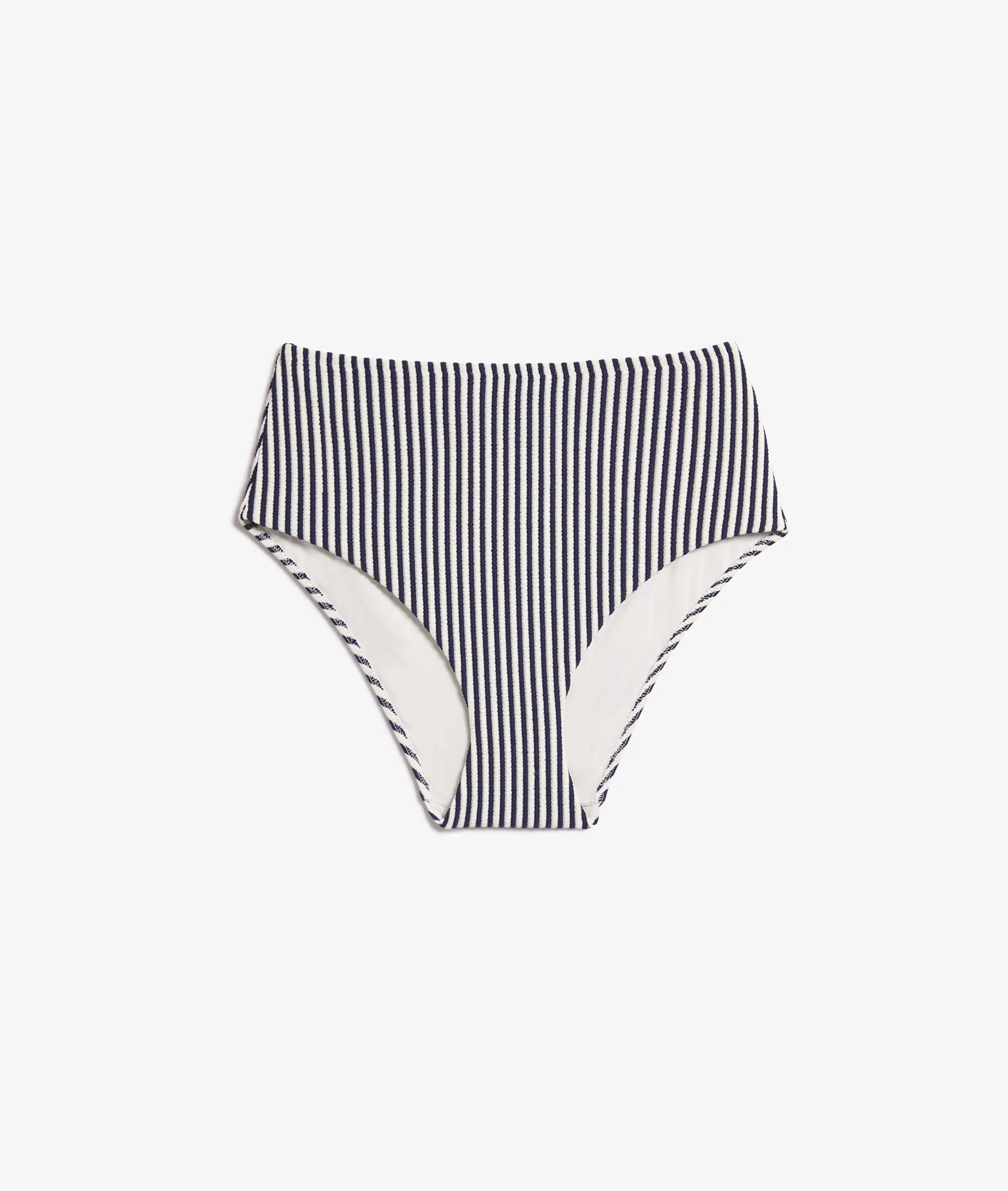 BRAGUITA BIKINI TALLE ALTO ESTAMPADO DE RAYAS MAHALO MARINE  ETAM