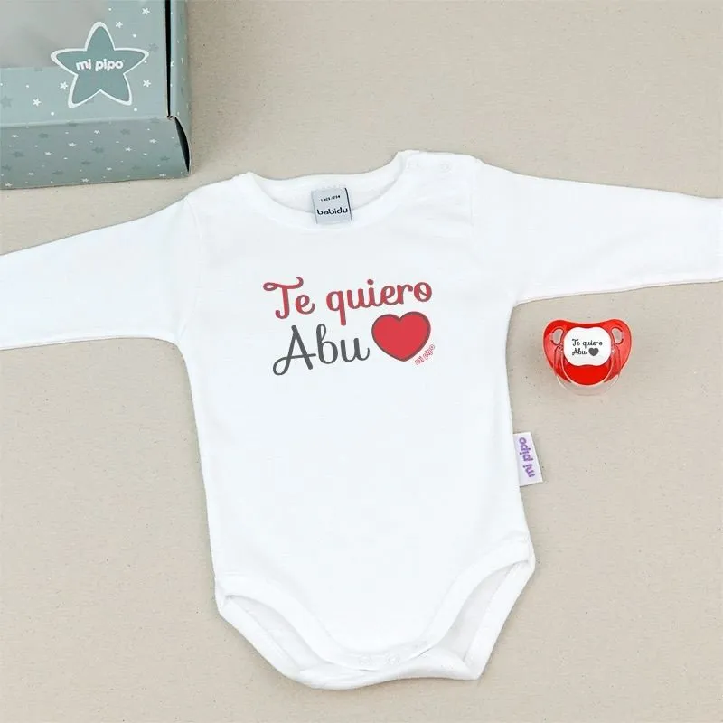 Cajita regalo bebé Te quiero Abu