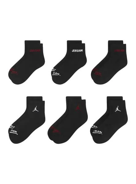 Calcetines Jordan Legend Ankle Negro para niña y niño